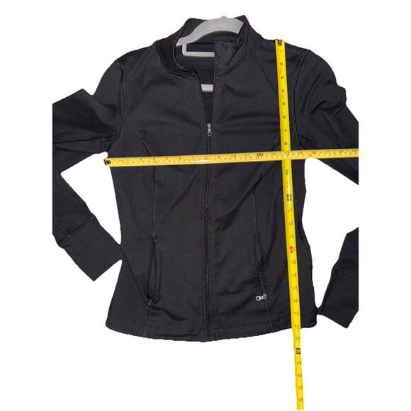 OFFLINE By Aerie Women’s The Hugger Full Zip Fitted Jacket Stretch Black Size M - Picture 6 of 9